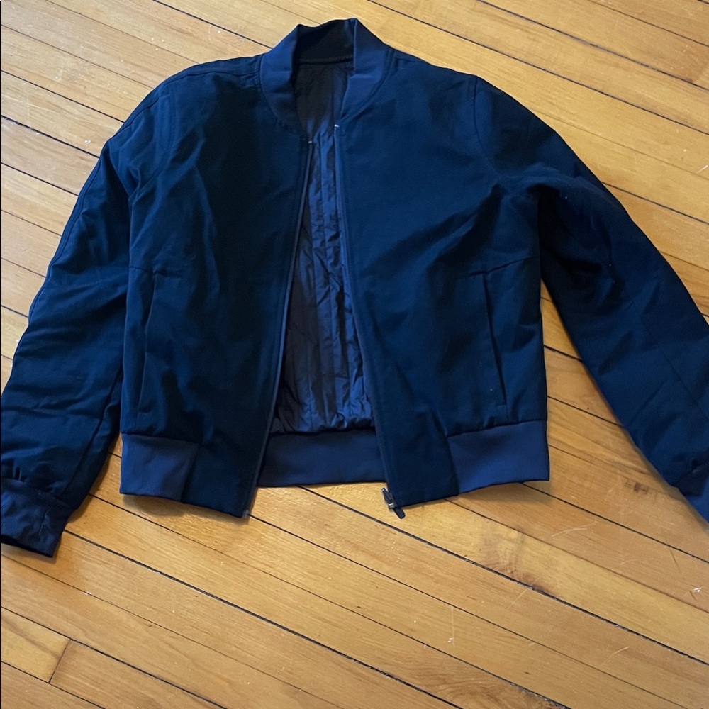 lululemon athletica black Bomber Jacket